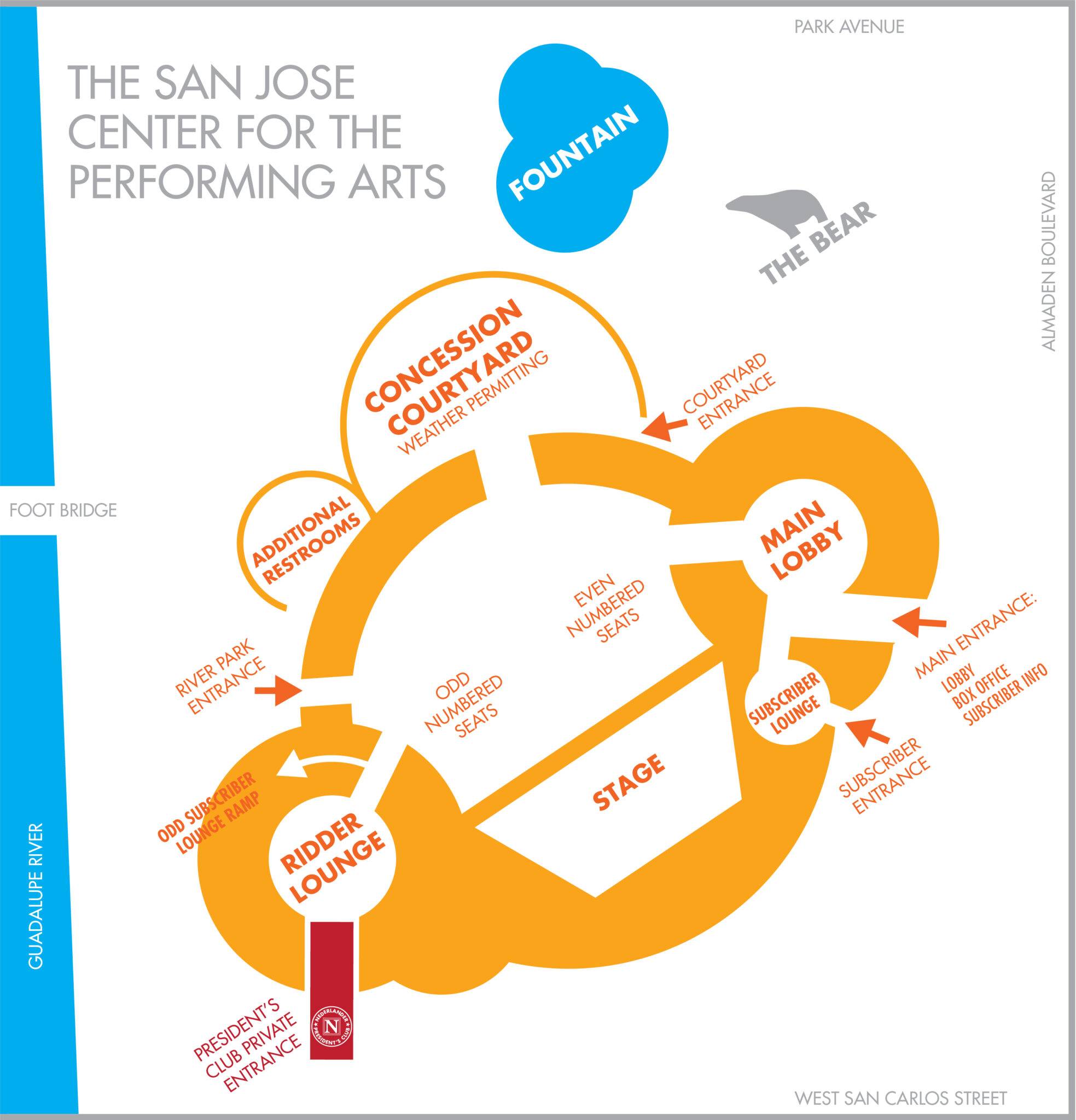 Venue Map Broadway San Jose